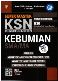 Super master ksn kompetensi sains nasional kebumian sma/ma