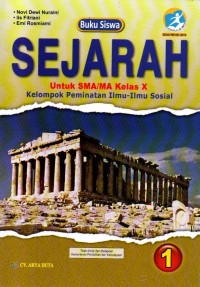 Buku siswa sejaraa untuksma/ma kelas x:kelompok peminatan iilmu ilmu sosial