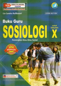 Buku guru sosiologi peminatan ilmu-ilmu sosial untuk sma/ma x