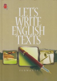 Let's write english texts