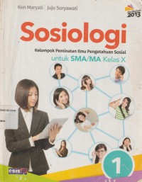Sosiologi kelompok peminatan ilmu pengetahuan sosial untuk sma/ma kelas x